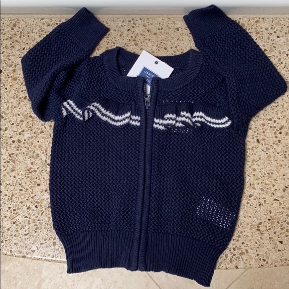 Janie and Jack girls ruffle sweater - Picture 2 of 6